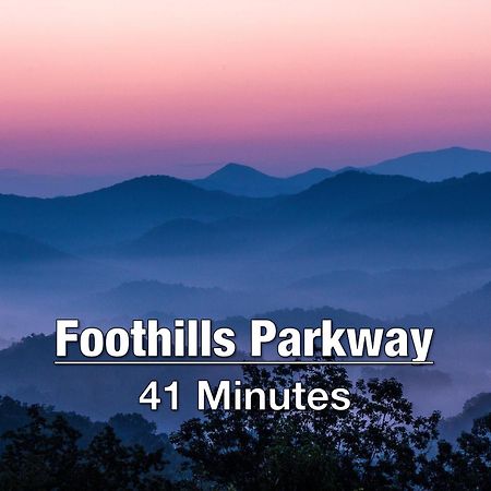 New Luxury Cabin With Stunning Mountainviews,Hottub, Firepit, Fireplace,2 Kingbeds, 2 Covereddecks,Bbqgrill, Shuffleboard And Pool Access セバービル エクステリア 写真